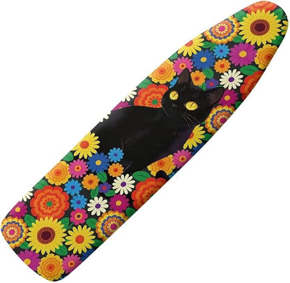 Sprowallow Hippie Cat Ironing Board Covers 15x54 inch Extra Thick Heavy Duty