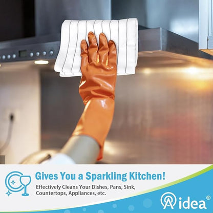 AIDEA Microfiber Kitchen Towels-8PK, Super Soft and Absorbent Dish Towels