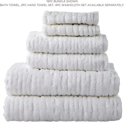 SKL Home CloudSoft Cotton Luxury 4-Piece Washcloth Set