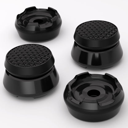 PlayVital Thumbs Pro ARMOR Thumbstick Extender for ps5 Controller, Joystick Caps Grip for ps5 Controller - 2 High Raise and 2 Mid Raise Dome - Black