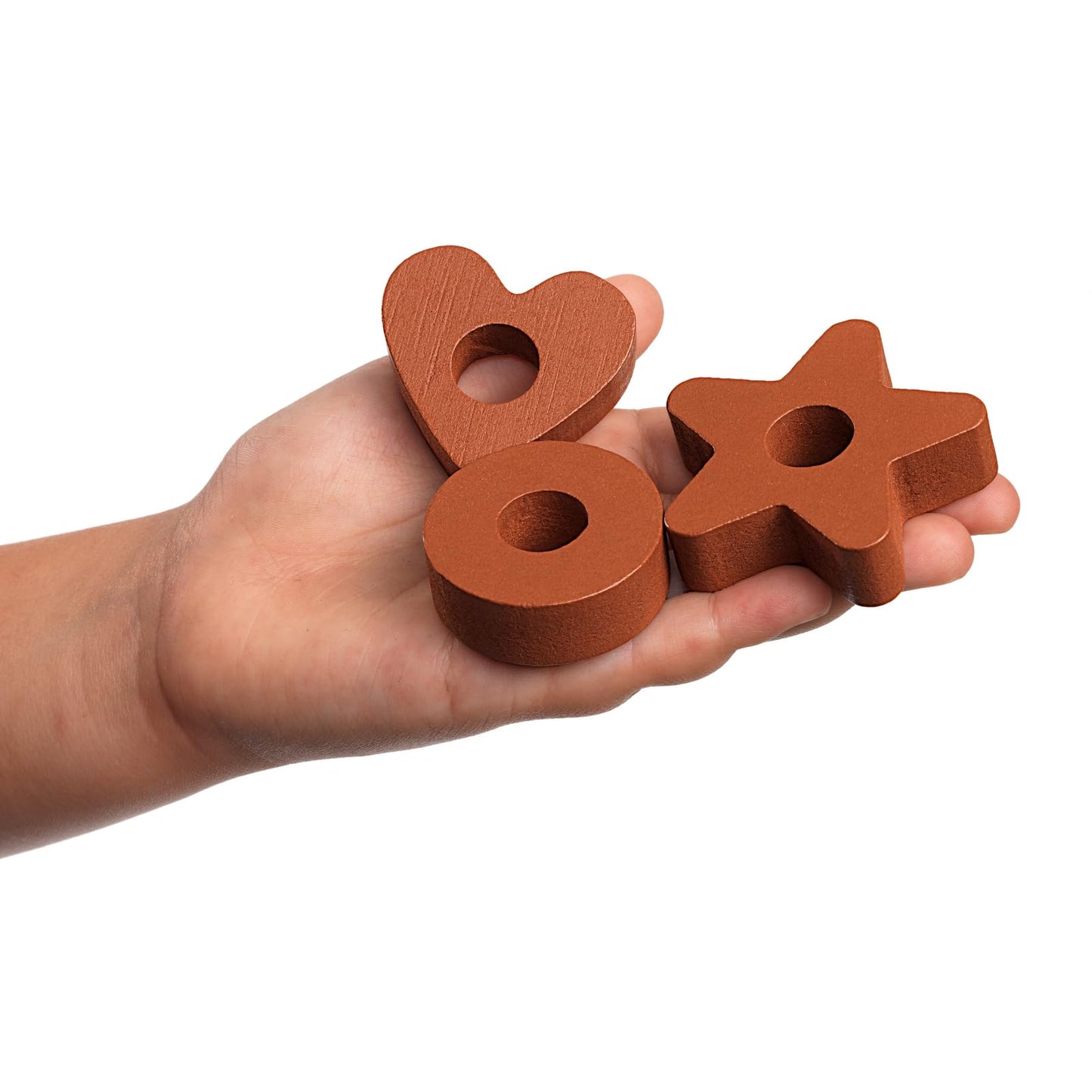Excellerations Wooden Shape Number Counter - Natural