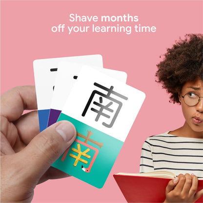 Dr. Moku's Chinese Flash Cards for Beginners - Learn Mandarin Quickly with Mnemonic Memory Tricks - Study 100's of Sample Words - Boost Your Vocabulary with Unforgettable Visual Learning