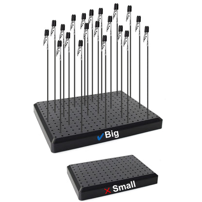 GJJC19B Painting Stand Big Base 14 x 19 Holes and 20pcs Alligator Clip Stick Set Modeling Tools for Airbrush Hobby Model Parts New