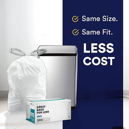 Plasticplace Custom Fit Trash Bags, Compatible