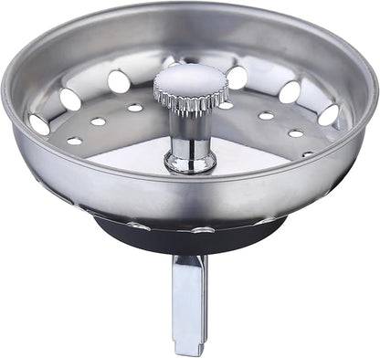 Kitchen Sink Strainer and Stopper Combo Basket Replacement