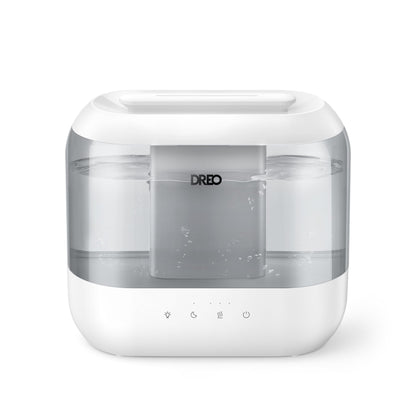 Dreo Humidifiers for Bedroom, 4L Top Fill for Large Room, 36H Runtime, 28 dB Quiet Supersized Cool Mist Air Humidifier for Baby Nursery, Plants, Indoor, Night Light, Easy to Clean & Fill