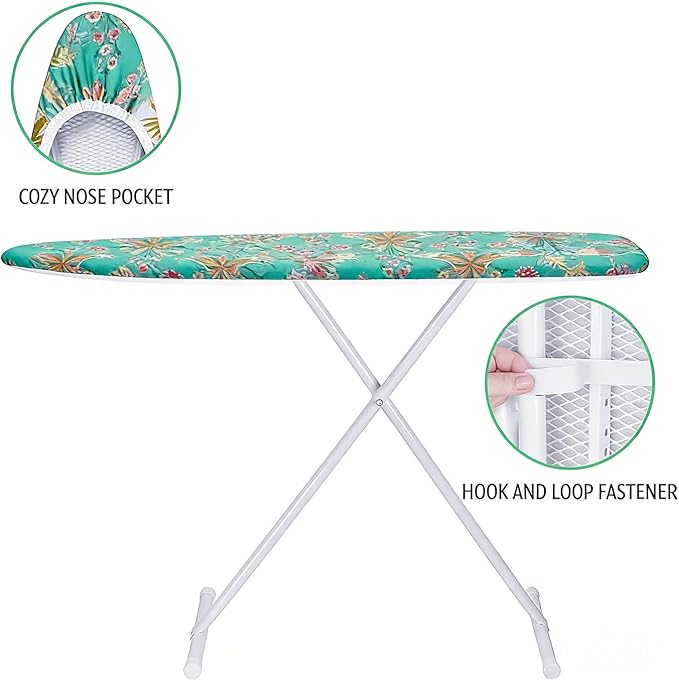 Thickened Ironing Board Cover and Sealing pad 15x54, Large-Sized Protective