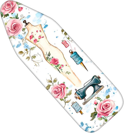 Nuxovilar Sewing Mannequin & Floral Pattern Ironing Board Cover, 15×54 inch