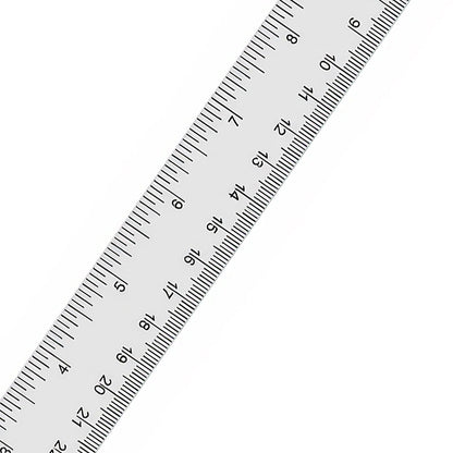 LEXININ Plastic Ruler, 12 Inch Clear Transparent Metric Straight Edge, 100 Pack