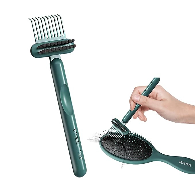RHOS 2-in-1 Hair Brush Cleaner and Remover Tool