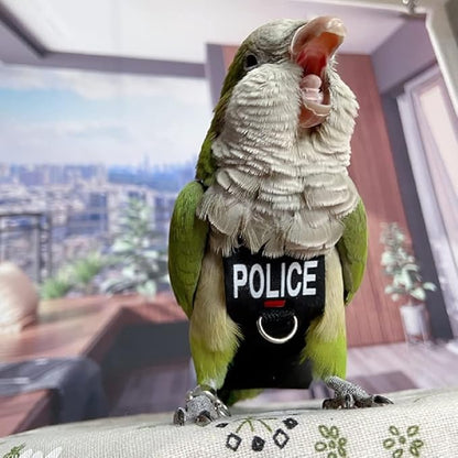 Bird Clothes Parrot Diapers Bird Flight Suits, Reusable Waterproof Diapers pet Bird Supplies (L)
