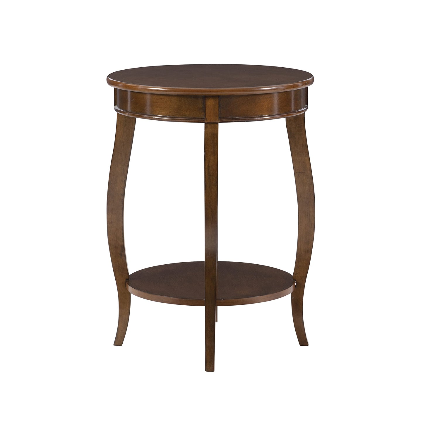 Powell Furniture Powell Hazelnut Round Shelf Table,, 18"L x 18"W x 24"H