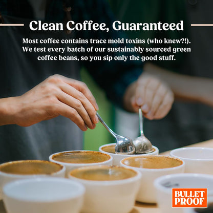 Bulletproof The Mentalist Medium-Dark Roast Ground Coffee, 12 Ounces, Clean Coffee Tested for Toxins, Packaging May Vary
