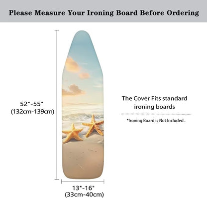 Starfish Ironing Board Cover for Home Decor Iron Board Cover Stain Resistant