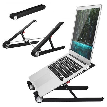 Adjustable Laptop Stand for Desk, Portable Notebook Riser Fits 12 13 14 15 16 17 18 Inch Gaming Laptops & All Computers, Reinforced Nylon+304 Stainless Steel+Silicone, Ergonomic Desktop Stand Holder