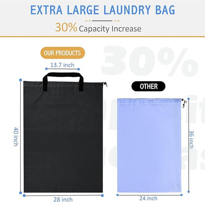 Extra Large Laundry Bag With Handles, Heavy Duty, Travel Laundry Bag