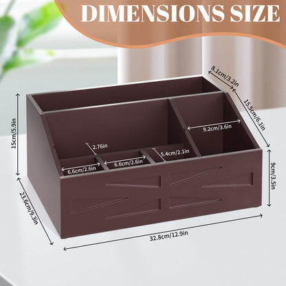 BELO VALE Large Mail Organizer Countertop,Farmhouse Desk and Kitchen Countertop Storage, Letter Sorter, Desk Mail Organizer and Bill Organizer, Desktop File and Paper Holder