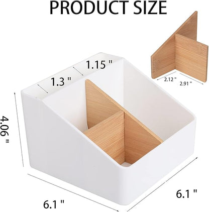 Toothbrush Holder for Bathrooms, 4 Slots Tooth Brush Holder