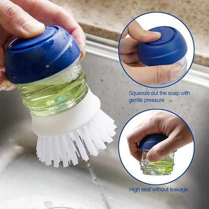 CELOX Dish Brush with Soap Dispenser, Palm Brush