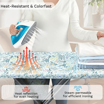 FIOBEE Ironing Board Cover and Pad Extra Thick Iron Board Pad
