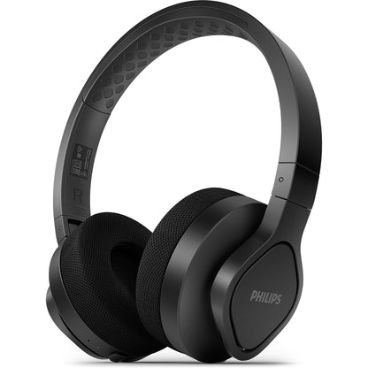 PHILIPS Headphones/Headset Wired & Wireless Head-Band Sports USB, W128299144 (Wireless Head-Band Sports USB Type-C Bluetooth Black)