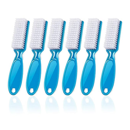 6Pcs Nail Brush for Cleaning Fingernails, Handle Grip Cleaning Brush for Nail