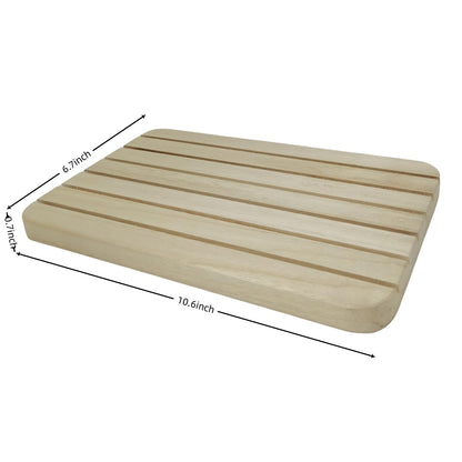 SCIKHEFT Natural Wood Business Card Holder Wooden Earring Display Stands Jewelry Retail Display for Selling Earring Showing Ring organizer