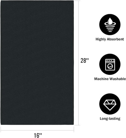 Orighty 6 Pack Black Hand Towels
