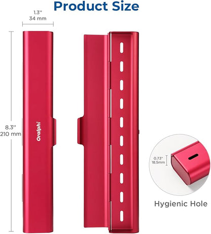 Aluminum Toothbrush Travel Case, Portable Travel Toothbrush Holder, Durable