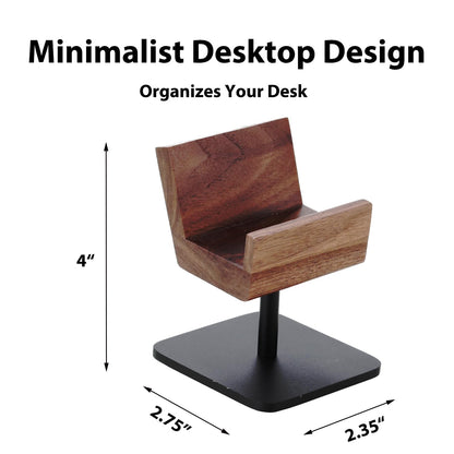 NIRVASH Walnut Controller Holder for Desk – Premium Wood Gaming Controller Stand for Xbox, PS5, PS4, Cool Gamer Gifts for Men, Husband, Boyfriend, Gaming Room Organizer(2 Pack)