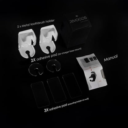 2 Pack Metal Electric Toothbrush Holder