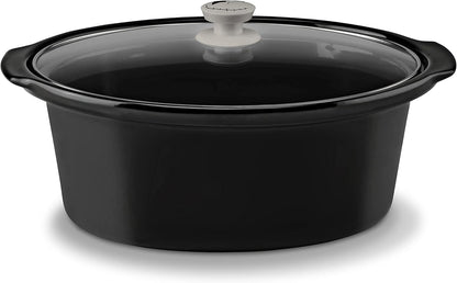 Disney The Nightmare Before Christmas 7-Quart Slow Cooker Sketch Pattern by Select Brands - Food Warmer for Parties - Low, High & Warm Heat Settings - Kitchen Essential for Home-Cooked Meals