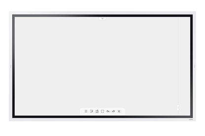 Samsung Flip 2 WM55R 55 Inch Digital Flipchart for Business 4K UHD 3840x2160 with Touch Screen, Wi-Fi, HDMI, USB (LH55WMRWBGCXZA), Light Gray