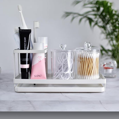 MYITYARD Toothbrush Holders for Bathrooms, 4 Slots Rustproof Metal Tooth