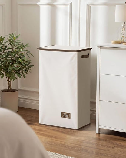 SOLEDI Clothes Hamper with Lid - 100L XL - Large Laundry Basket with Removable