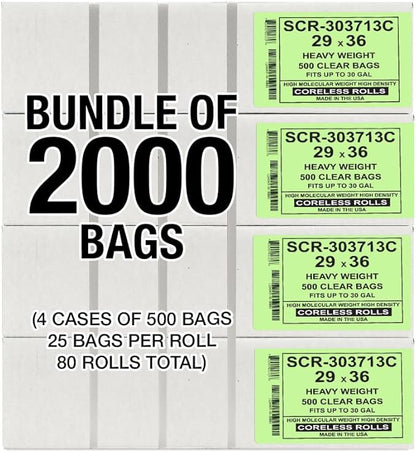 Aluf Plastics 20-30 Gallon Trash Bags Source Reduction Series Value High