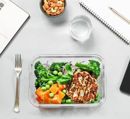 30 Pieces Glass Food Storage Containers