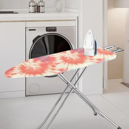 Tie Dye Abstract Steam Ironing Board Cover Pink Gradient Standard Size 15" X 54"
