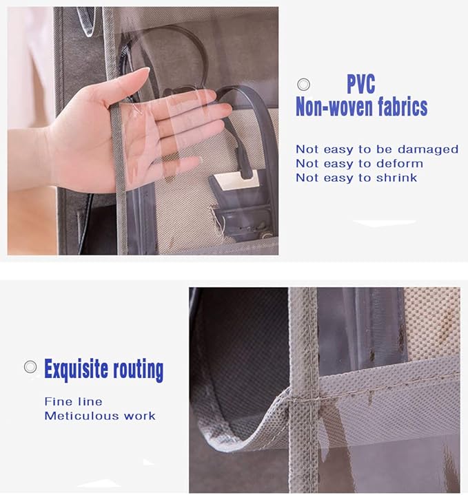 AARAINBOW 2 Packs Hanging Handbag Purse Organizer, Purse Bag Organizer Storage
