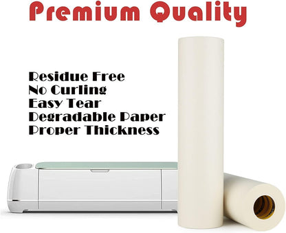 LLPT Transfer Tape Professinal Grade for Vinyl 6 Inch x 100 Ft Pick Vinyl Easily Residue Free for Craft Cutters Stickers Decals Glass Windows Doors Signs DIY Projects (PG6100TT)