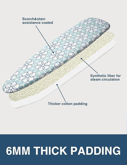 Ironing Board Cover and Pad, Resist Scorching and Staining, 15x54 Reflective