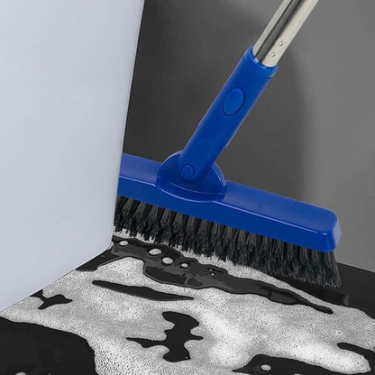 CELOX Grout Brush with Long Handle V-Shape Grout Line Scrubber with Stiff