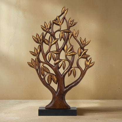 Decozen Gift for Mom, Wooden Tree of Life Sculpture, Birthday, Home Decor, Office, Living Room, Shelf, Fireplace, Farmhouse, Tabletop, Boho and Mantle Decor, Christmas Décorations, Mothers Day Gifts