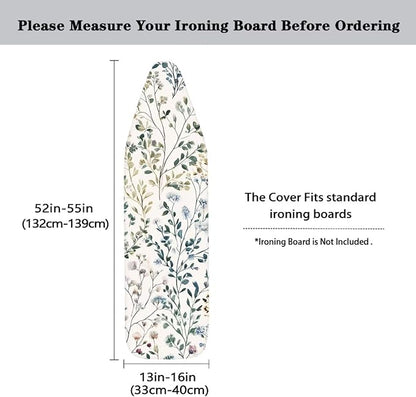 European Floral Print Ironing Board Cover 15X54''