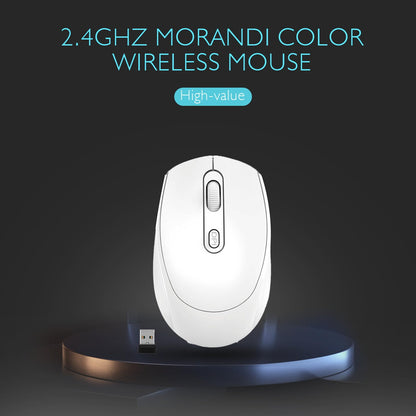 ONE-UP Wireless Mouse, 2.4G, Silent, USB Nano Receiver, for Laptop, Chromebook, PC, Mac, Windows and School Work (Black)