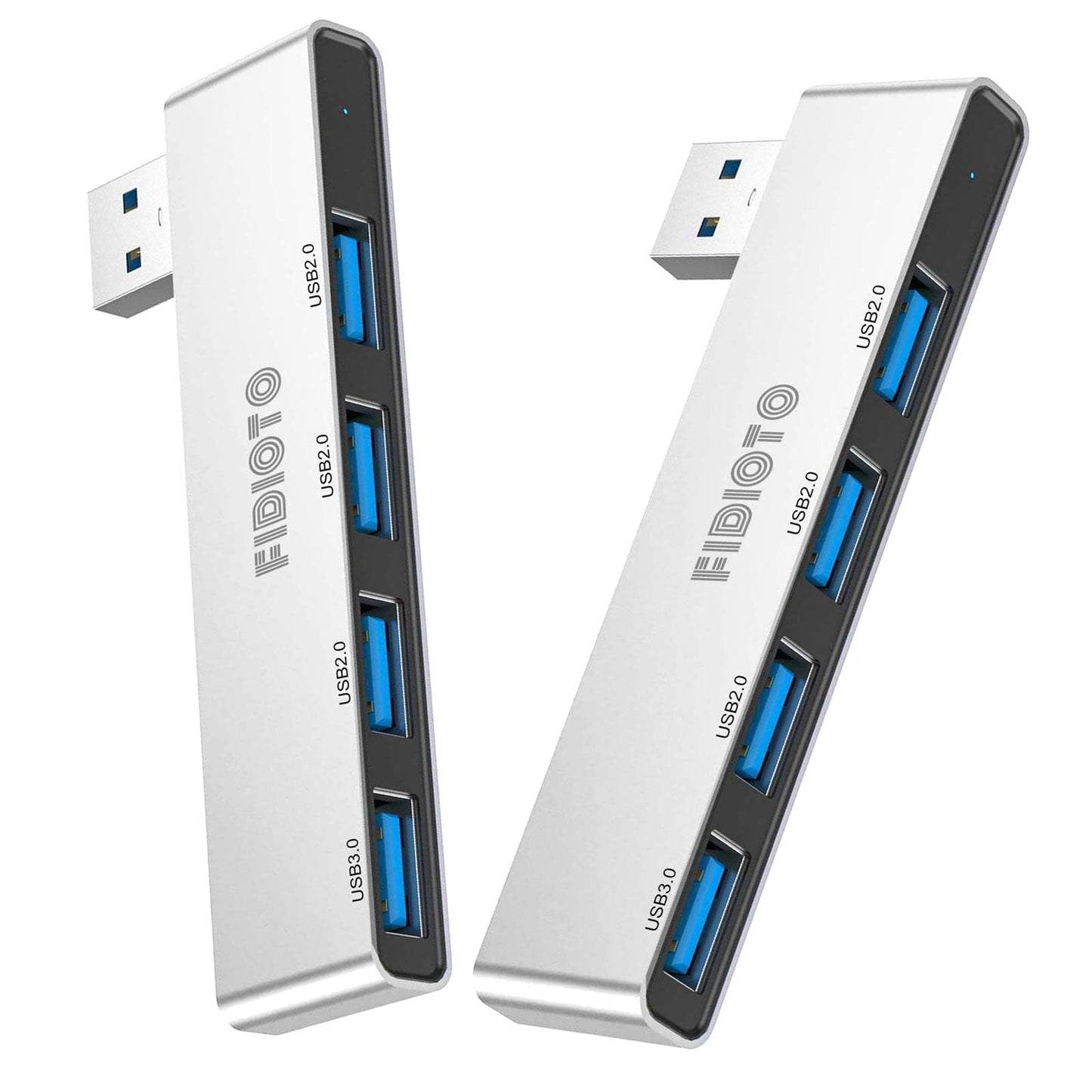 Fidioto USB Hub, 4-Port USB Splitter(1 * 3.0 Hub, 3 * 2.0 Hub) USB Splitter USB Expander for Laptop,Windows PC,Mac,Printer,Flash Drive,Mobile HDD, Notebook PC