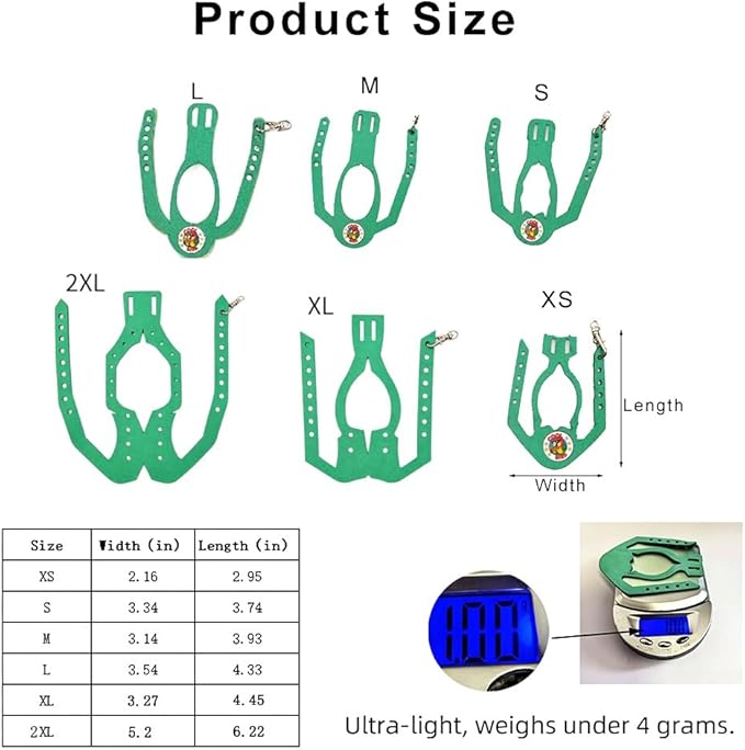 Adjustable Bird Harness & Leash Set for Small Birds,FitsBudgie,Parakeets, Conures, Cockatiels,Green Cheek,Quaker Parrots(Green, XL) Z6350-13
