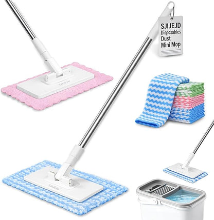 Disposables Dust Mini Mop 2026 New Lazy Mop Magnetic Clip Zero Touch on Snap