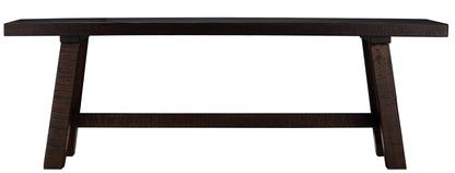 Cortesi Home Figi Dining Bench, Rustic Wood