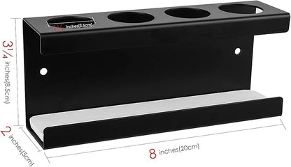 Wall Mounted Electric Toothbrush Holder, 4 Slots Stand
